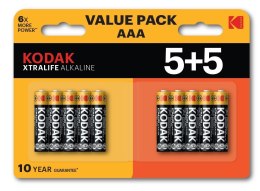 Kodak KODAK BATERIE ALKALICZNE XTRALIFE AAA LR3 5+5 (10PACK)