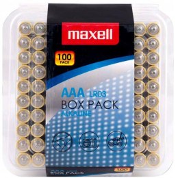 Maxell MAXELL Bateria alkaliczna Alkaline LR03 AAA 1.5V 100 szt