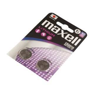 Maxell MAXELL Bateria litowa LITHIUM CR2016 2 szt. 3V