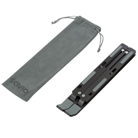 SAVIO SAVIO PODSTAWKA BIUROWA POD LAPTOP, TABLET, CZARNA, ALUMINIOWA PB-05 SAVIO SAVIO PODSTAWKA BIUROWA POD LAPTOP, TABLET, CZARNA, ALUMINIOWA PB-05
