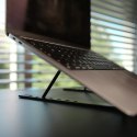 SAVIO SAVIO PODSTAWKA BIUROWA POD LAPTOP, TABLET, CZARNA, ALUMINIOWA PB-05