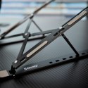 SAVIO SAVIO PODSTAWKA BIUROWA POD LAPTOP, TABLET, CZARNA, ALUMINIOWA PB-05