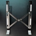 SAVIO SAVIO PODSTAWKA BIUROWA POD LAPTOP, TABLET, CZARNA, ALUMINIOWA PB-05
