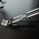 SAVIO SAVIO PODSTAWKA BIUROWA POD LAPTOP, TABLET, CZARNA, ALUMINIOWA PB-05