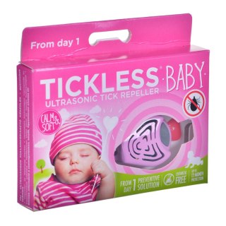 TICKLESS Odstraszacz kleszczy dla dzieci TickLess różowy