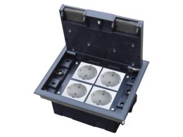 A-LAN Alantec Puszka podłogowa (floorbox) 4M, (45x45), regulowana głębokość, do podłogi technicznej. (PP004)