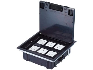 A-LAN Alantec Puszka podłogowa (floorbox) 6M (45x45) regulowana głębokość, do podłogi technicznej (PP005)