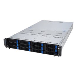 ASUS Platforma Asus Rack (2U) RS720-E11-RS12U Intel Scalable 4/5gen (12x NVMe/SATA HS, 2x M.2, 2x 10Gbe, IPMI, 1+1 2600W)