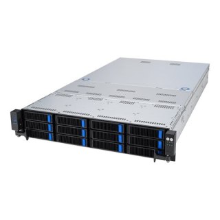 ASUS Platforma Asus Rack (2U) RS720-E11-RS12U Intel Scalable 4/5gen (12x NVMe/SATA HS, 2x M.2, 2x 10Gbe, IPMI, 1+1 2600W)