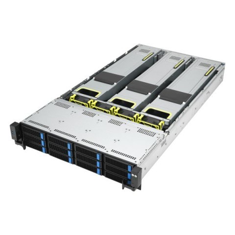 ASUS Platforma Asus Rack (2U) RS720-E11-RS12U Intel Scalable 4/5gen (12x NVMe/SATA HS, 2x M.2, 2x 10Gbe, IPMI, 1+1 2600W)
