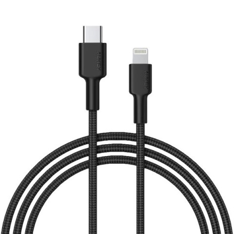 AUKEY AUKEY CB-CL02 NYLONOWY KABEL USB C-LIGHTNING 1.2M AUKEY AUKEY CB-CL02 NYLONOWY KABEL USB C-LIGHTNING 1.2M