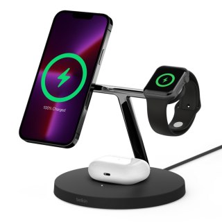 Belkin Ładowarka bezprzewodowa Belkin BoostCharge Pro 3-in-1 Wireless Charger with Official MagSafe Charging iPhone/Apple Watch/AirPods