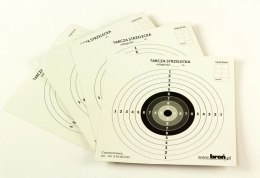 Broń.pl Tarcze papierowe 17x17 cm 100 szt.