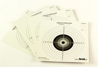 Broń.pl Tarcze papierowe 17x17 cm 100 szt.