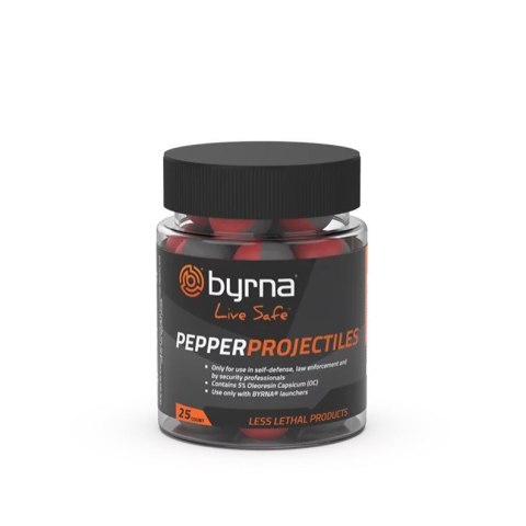 Byrna Kule pieprzowe BYRNA PEPPER k.68 25 szt do BYRNA (JB68305-1) Byrna Kule pieprzowe BYRNA PEPPER k.68 25 szt do BYRNA (JB68305-1)