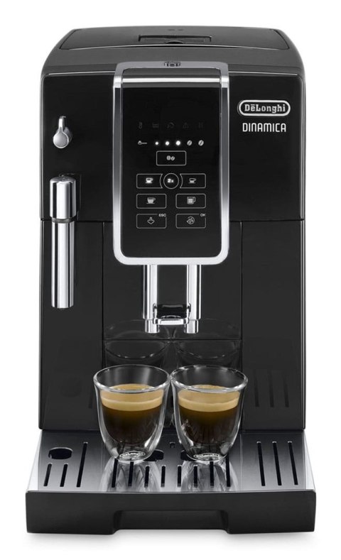 DeLonghi Ekspres ciśnieniowy automatyczny DeLonghi Dinamica ECAM 350.15 B (1450W; kolor czarny) (WYPRZEDAŻ) DeLonghi Ekspres ciśnieniowy automatyczny DeLonghi Dinamica ECAM 350.15 B (1450W; kolor czarny) (WYPRZEDAŻ)