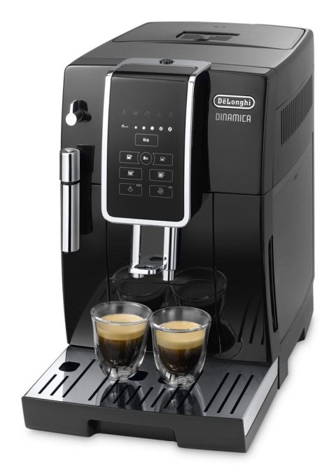 DeLonghi Ekspres ciśnieniowy automatyczny DeLonghi Dinamica ECAM 350.15 B (1450W; kolor czarny) (WYPRZEDAŻ) DeLonghi Ekspres ciśnieniowy automatyczny DeLonghi Dinamica ECAM 350.15 B (1450W; kolor czarny) (WYPRZEDAŻ)