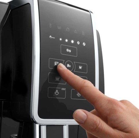 DeLonghi Ekspres ciśnieniowy automatyczny DeLonghi Dinamica ECAM 350.15 B (1450W; kolor czarny) (WYPRZEDAŻ) DeLonghi Ekspres ciśnieniowy automatyczny DeLonghi Dinamica ECAM 350.15 B (1450W; kolor czarny) (WYPRZEDAŻ)