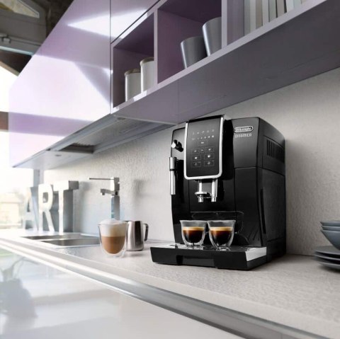 DeLonghi Ekspres ciśnieniowy automatyczny DeLonghi Dinamica ECAM 350.15 B (1450W; kolor czarny) (WYPRZEDAŻ) DeLonghi Ekspres ciśnieniowy automatyczny DeLonghi Dinamica ECAM 350.15 B (1450W; kolor czarny) (WYPRZEDAŻ)