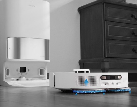 Dreame Robot sprzątający ze stacją Dreame L10s Ultra (biało-srebrny) (WYPRZEDAŻ)