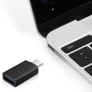 GEMBIRD Adapter GEMBIRD A-USB2-CMAF-01 (USB typu C M - USB 2.0 F; kolor czarny)