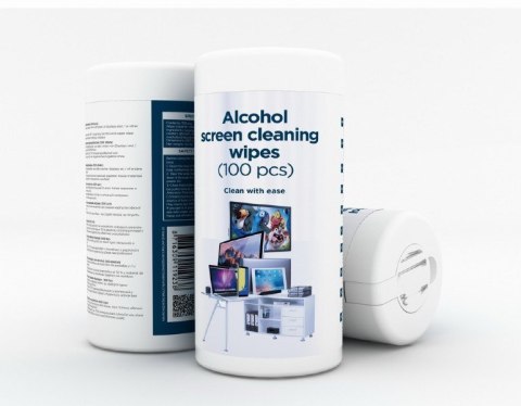 GEMBIRD GEMBIRD CHUSTECZKI CZYSZCZĄCE W TUBIE LCD/TFT 100 SZTUK (70% ALKOHOLU IZOPROPYLOWEGO) GEMBIRD GEMBIRD CHUSTECZKI CZYSZCZĄCE W TUBIE LCD/TFT 100 SZTUK (70% ALKOHOLU IZOPROPYLOWEGO)