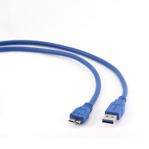 GEMBIRD Kabel GEMBIRD CCP-MUSB3-AMBM-0.5M (USB M - Micro USB M; 0,50m; kolor niebieski) GEMBIRD Kabel GEMBIRD CCP-MUSB3-AMBM-0.5M (USB M - Micro USB M; 0,50m; kolor niebieski)