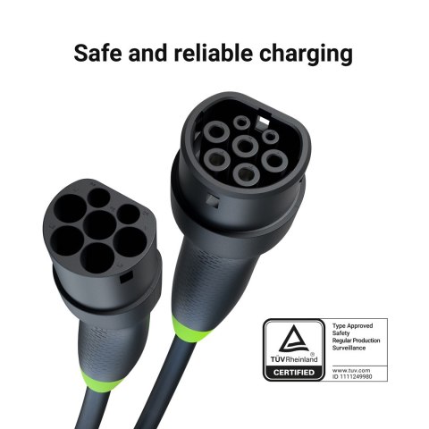 Green Cell Kabel EV Green Cell GC Snap Type 2 22kW 5m