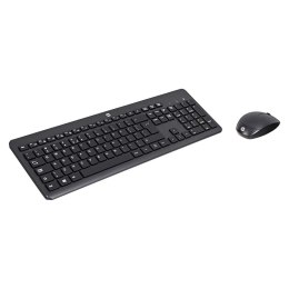 Hewlett-Packard Zestaw klawiatura + mysz HP 230 Wireless Mouse and Keyboard Combo bezprzewodowe czarne 18H24AA