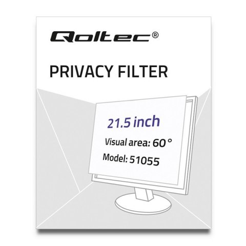 Qoltec Filtr prywatyzujący Rodo Qoltec 51055 Qoltec Filtr prywatyzujący Rodo Qoltec 51055
