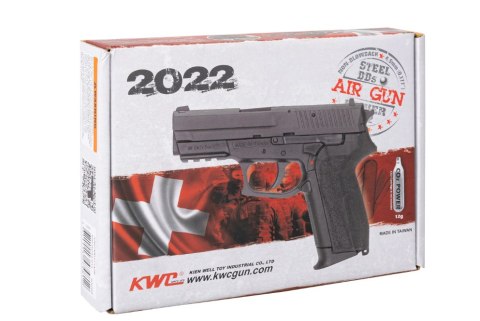 RANGER Wiatrówka pistolet RANGER 2022 KWC kal. 4,5 BBs 21 strz. METAL SLIDE CO2 (AAKCMD471AZB)