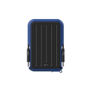 Silicon Power Dysk zewnętrzny HDD Silicon Power Armor A66 (1TB; 2,5"; USB 3.2; Blue; SP010TBPHD66SS3B)