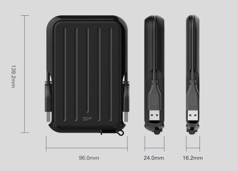 Silicon Power Dysk zewnętrzny HDD Silicon Power Armor A66 (1TB; 2,5"; USB 3.2; Blue; SP010TBPHD66SS3B) Silicon Power Dysk zewnętrzny HDD Silicon Power Armor A66 (1TB; 2,5"; USB 3.2; Blue; SP010TBPHD66SS3B)