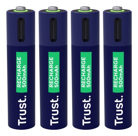 Trust Baterie AAA Trust USB-C RECHARGEABLE BATTERIES 4P Trust Baterie AAA Trust USB-C RECHARGEABLE BATTERIES 4P