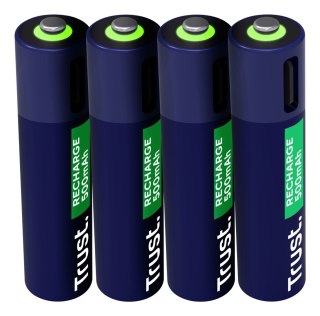 Trust Baterie AAA Trust USB-C RECHARGEABLE BATTERIES 4P