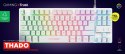 Trust Klawiatura gamingowa TRUST GXT833W THADO TKL US White Trust Klawiatura gamingowa TRUST GXT833W THADO TKL US White