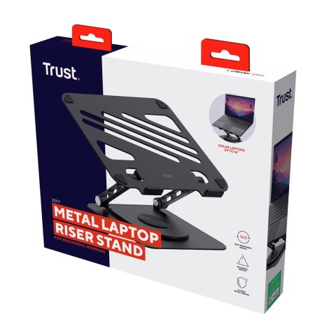 Trust Podstawka pod laptopa Trust ZEFF METAL Black Trust Podstawka pod laptopa Trust ZEFF METAL Black
