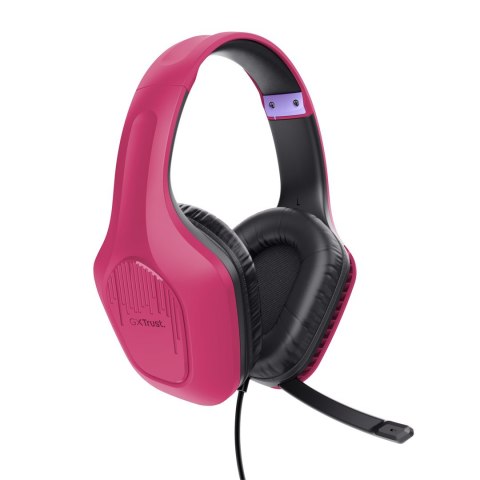 Trust Słuchawki TRUST GXT415P ZIROX HEADSET - PINK 24992 Trust Słuchawki TRUST GXT415P ZIROX HEADSET - PINK 24992