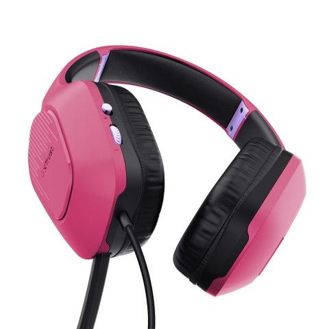 Trust Słuchawki TRUST GXT415P ZIROX HEADSET - PINK 24992 Trust Słuchawki TRUST GXT415P ZIROX HEADSET - PINK 24992