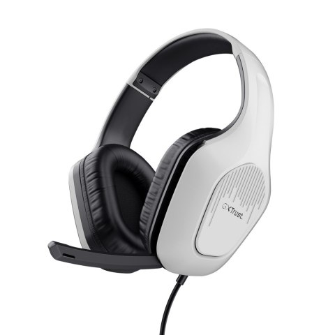 Trust Słuchawki TRUST ZIROX HEADSET WHITE Trust Słuchawki TRUST ZIROX HEADSET WHITE