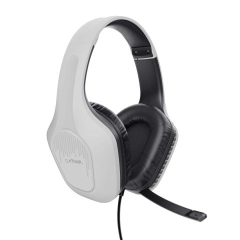 Trust Słuchawki TRUST ZIROX HEADSET WHITE Trust Słuchawki TRUST ZIROX HEADSET WHITE