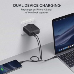 AUKEY AUKEY PA-D5 ŁADOWARKA SIECIOWA 63W 2XUSB PD 3.0