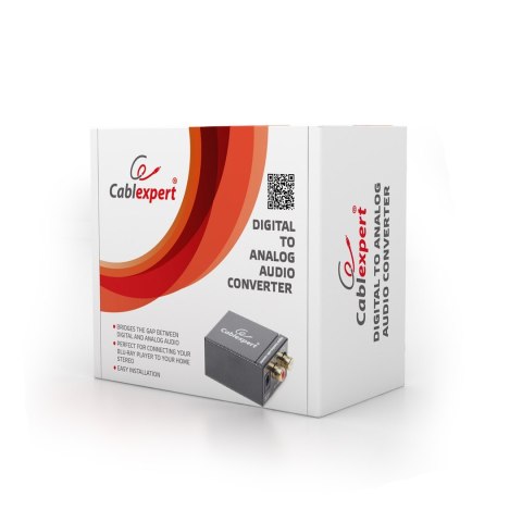 GEMBIRD Adapter GEMBIRD DSC-OPT-RCA-001 (Toslink - RCA ; kolor czarny) GEMBIRD Adapter GEMBIRD DSC-OPT-RCA-001 (Toslink - RCA ; kolor czarny)
