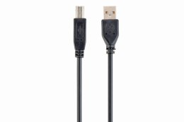 GEMBIRD Kabel GEMBIRD CCP-USB2-AMBM-15 (USB 2.0 typu A M - USB 2.0 typu B M; 4,5m; kolor czarny)