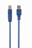 GEMBIRD Kabel GEMBIRD CCP-USB3-AMBM-6 (USB 3.0 M - USB 3.0 Typu B F; 1,8m; kolor niebieski)
