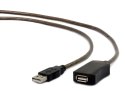 GEMBIRD Kabel GEMBIRD UAE-01-5M (USB 2.0 M - USB 2.0 F; 5m; kolor czarny)
