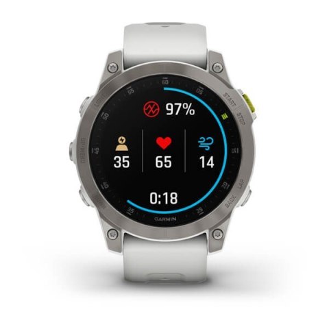 Garmin Zegarek Garmin EPIX 2 Sapphire White Titanium Garmin Zegarek Garmin EPIX 2 Sapphire White Titanium