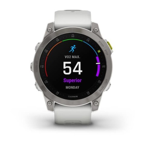 Garmin Zegarek Garmin EPIX 2 Sapphire White Titanium Garmin Zegarek Garmin EPIX 2 Sapphire White Titanium