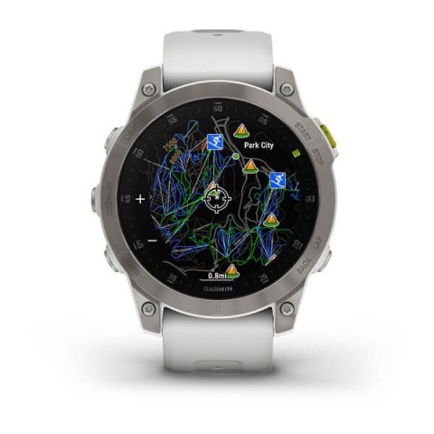 Garmin Zegarek Garmin EPIX 2 Sapphire White Titanium Garmin Zegarek Garmin EPIX 2 Sapphire White Titanium