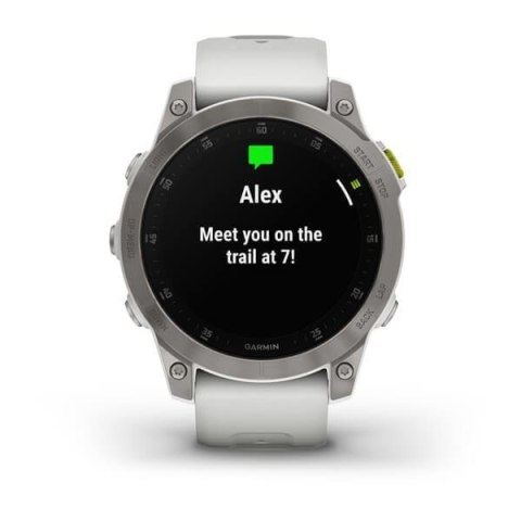 Garmin Zegarek Garmin EPIX 2 Sapphire White Titanium Garmin Zegarek Garmin EPIX 2 Sapphire White Titanium